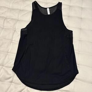 Lululemon Black Tank with Mesh